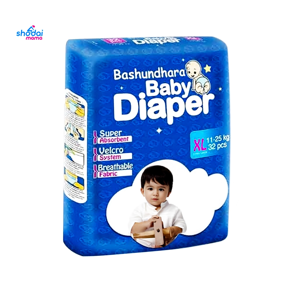 Bashundhara Diapant Belt System Baby Diapers XL (11-25kg) 32Pcs